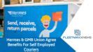 how much does hermes pay self employed couriers|Hermes UK and GMB union agree further benefits for self .